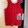Red Toddler Romper