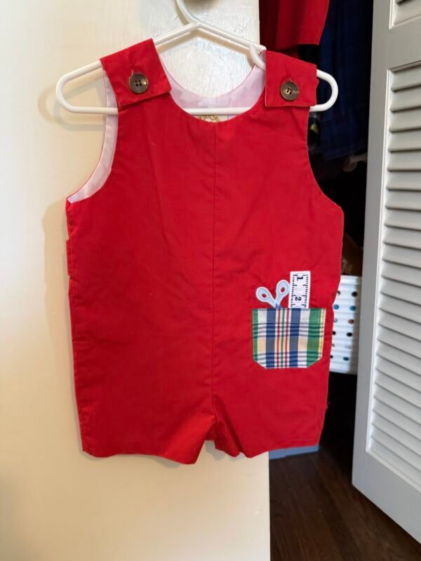 Red Toddler Romper