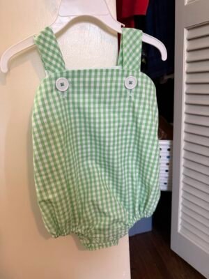 Green Infant Overalls
